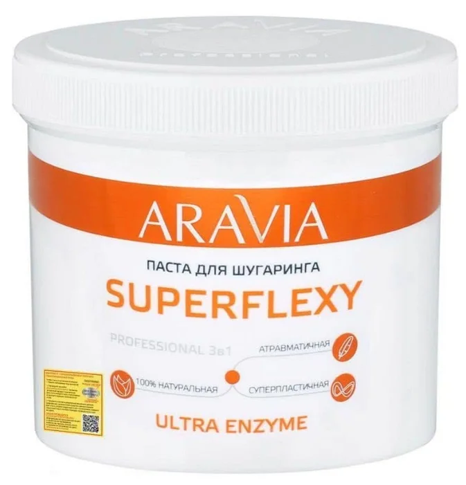 Паста Superflexy Ultra Enzyme для шугаринга от ARAVIA Professional описание и отзывы
